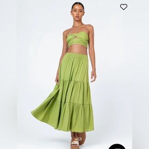 Princess Polly: Alissa set green US size 2. Tags still on never worn!